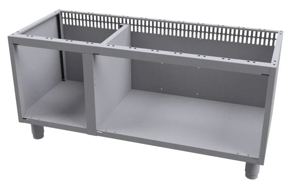 MAGICLOTUS 60 Open Stand 40/80 rustfri stål base til professionelle køkkener