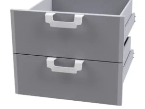 MAGICLOTUS 60 skuffesæt med 2 skuffer og inox pander til professionelle køkkener