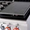MAGICLOTUS 60 rillede grillplade med 2 brændere til professionelle køkkener