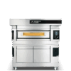 Moretti Forni - S100E, Pizzaovn MOD 1/L inkl. Varmeskab