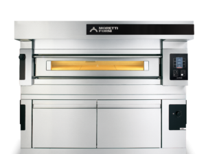 Moretti Forni - S120E, Pizzaovn MOD 1/L inkl. Varmeskab
