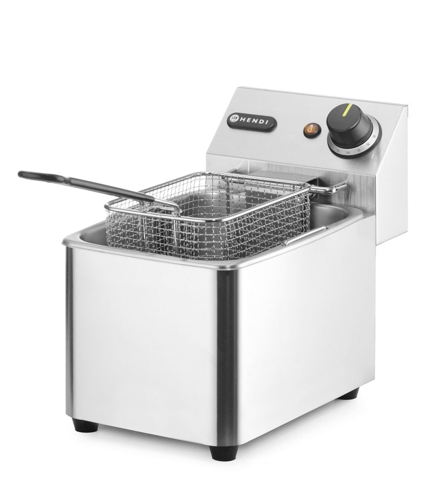 Frituregryde Kitchen Line - 4L, 230V/3000W, 217x380x(H)300mm, rustfrit stål, aftagelig oliebeholder - Billede 9