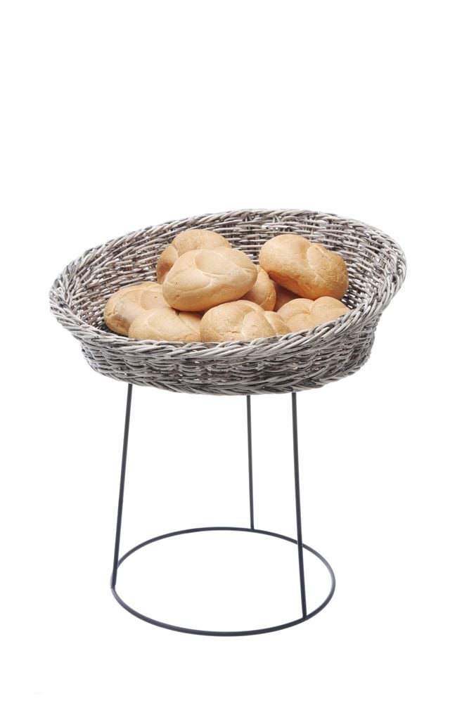 Serveringskurv i polypropylen, ø250x(h)265mm, sæt af 6 - Billede 7