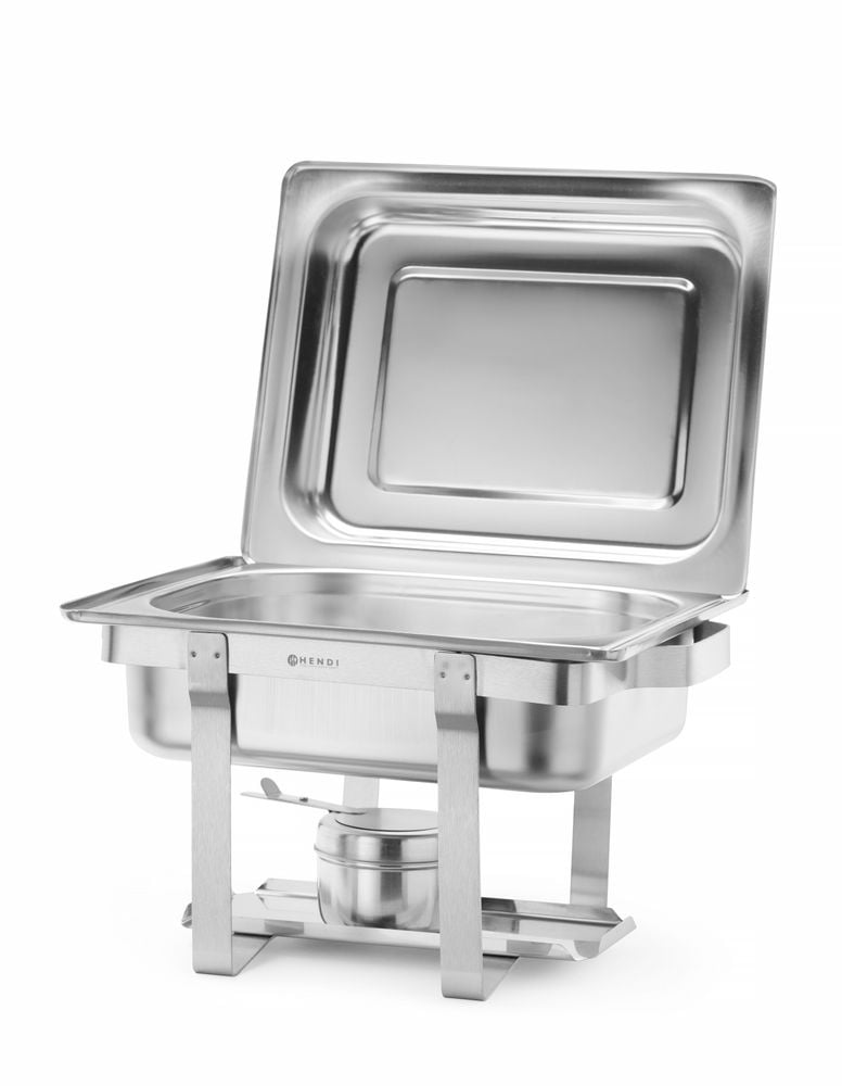 Chafing dish i rustfrit stål, 4,5 l, inkl. Brændstofholdere - Billede 5