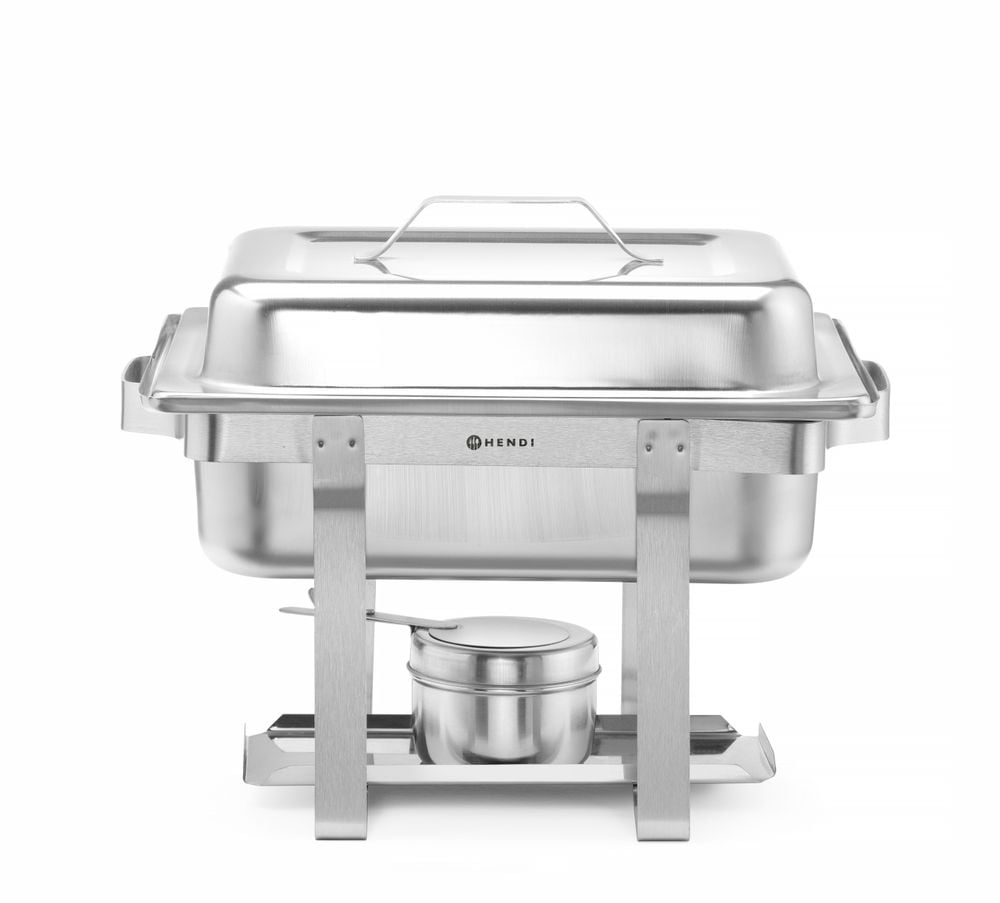 Chafing dish i rustfrit stål, 4,5 l, inkl. Brændstofholdere - Billede 3