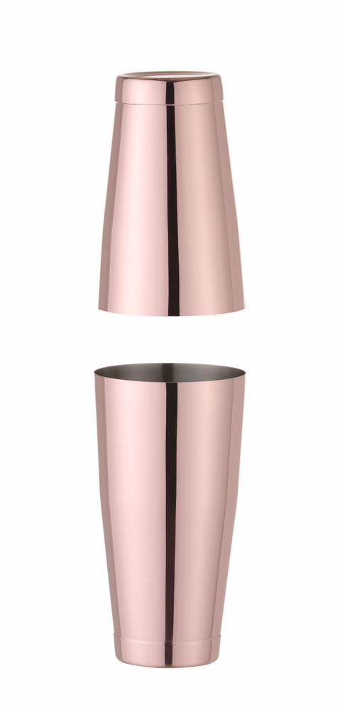 Boston shaker i kobber, 0,8l - perfekt til cocktails - Billede 3