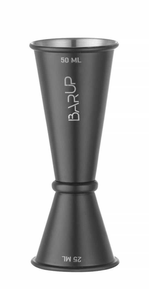 Sort barup cocktailmåler, 25ml/50ml, perfekt til drinks - Billede 3