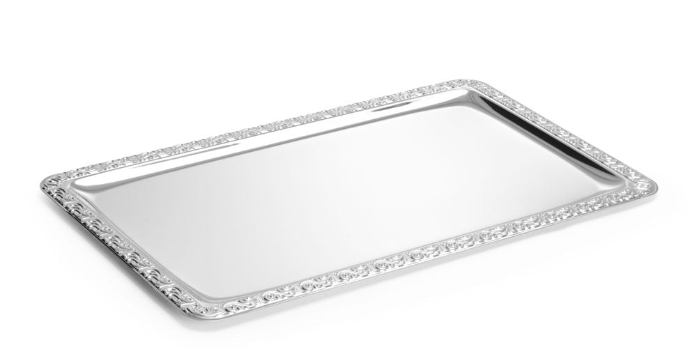 Banketbakke GN 1/1 med dekorativ kant, 530x325mm, rustfrit stål - Billede 3