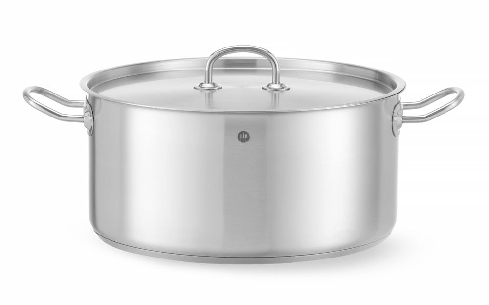 Lavt grydefad med låg, Kitchen Line, 12L, ø320x(H)150mm - Billede 3