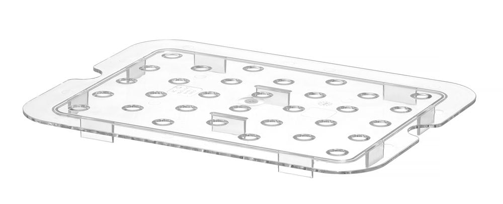 Perforeret drypbakke 1/2 GN polycarbonat - Billede 3