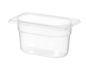 GN 1/9 beholder i polypropylen, Profi Line, 1L, Transparent, 176x108x(H)100mm - Billede 3