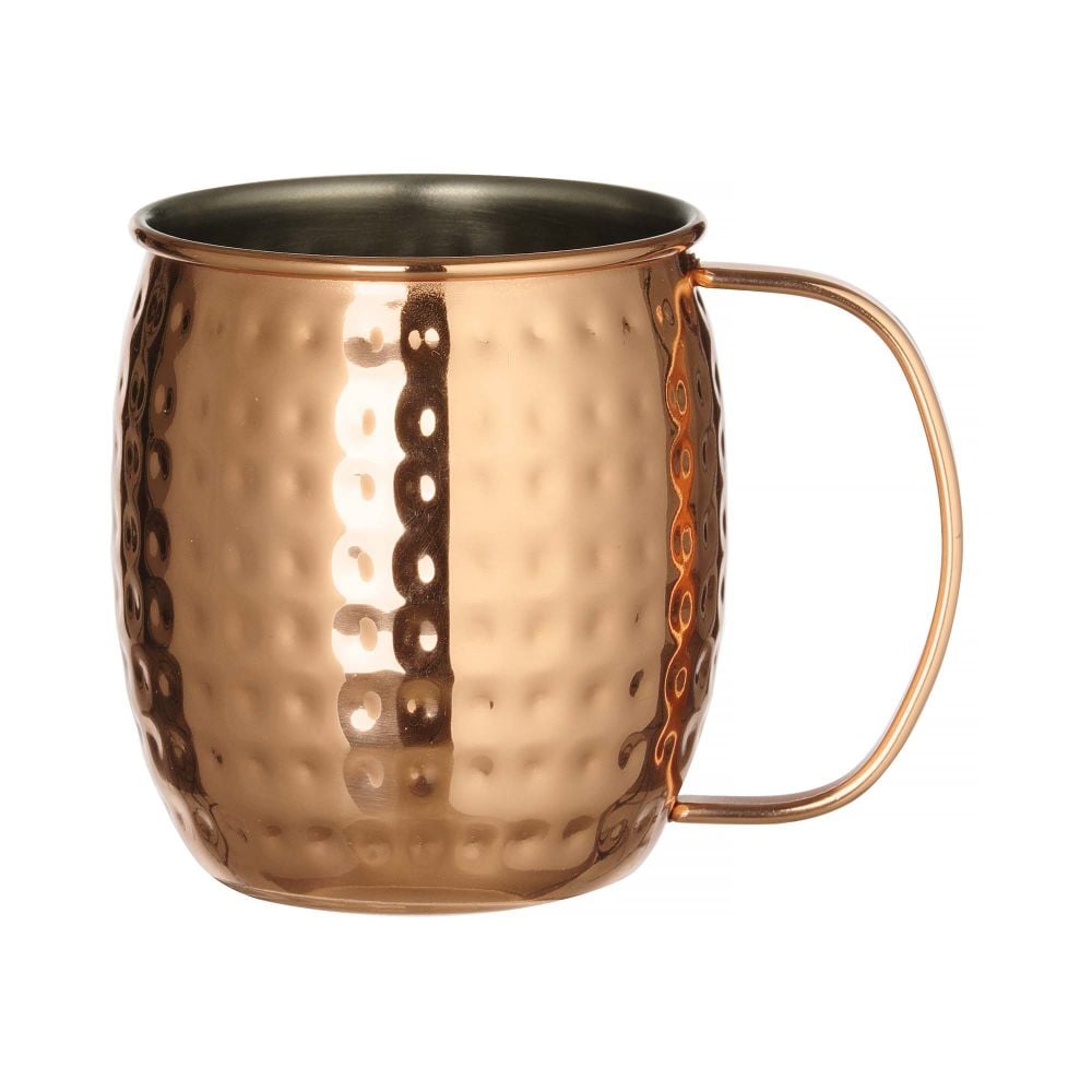 Kobber cocktail krus, 0,5l - rustfrit stål, poleret finish - Billede 3