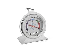 Køleskabstermometer, 60x40x(H)70mm, temperaturområde -50°C til +25°C, rustfrit stål