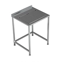 Combisteel - ARBEJDSBORD MED INTEGRERET DRÆNBAKKE 700X650