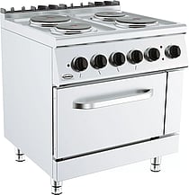 Combisteel - BASE 700 ELEKTRISK KOMFUR 4 PL. EL. OVN
