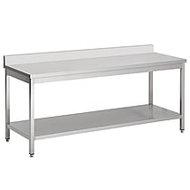 Combisteel - 700 ARBEJDSBORD NEDERSTE HYLDE KANTLISTE FLADPAKKE 1200