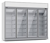 Combisteel - FRYSER 4 GLASDØRE INS-2060F *TRANSPORT PÅ FORESPØRGSEL*