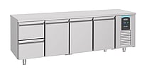 Combisteel - 700 KØLET BORD 3 DØRE 2 SKUFFER ENERGILINJE