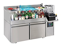 Combisteel - KØLIBENK 2 DØRE MED COCKTAIL BAR STATION