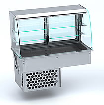 Combisteel - DROP-IN BUEDE KØLEDISPLAY - ROLL-UP 3/1