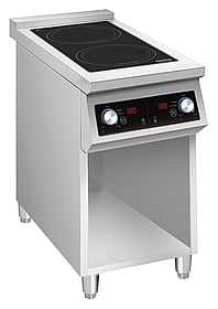 Combisteel - INDUKTIONSKOMFUR MED 2 KOGEZONER KUN EGNET TIL INDUKTIONSGRYDER