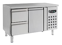 Combisteel - 700 KØLET BORD 1 DØR OG 2 SKUFFER