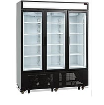 FSC1600H 3-Dørs Displaykøler med Lystop, 825L Netto Kapacitet