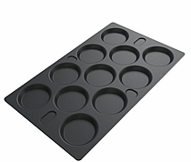 MKN Bageplade med non-stick belægning, 11 kopper GN 1/1 (325 x 530 mm)