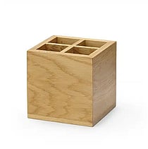 Madeira bestik- og servietkasse, 150x150x150mm