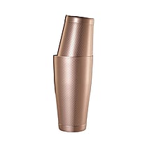 Diamond Lattice shaker/dåse sæt, kobber, Barfly, 830/530ml