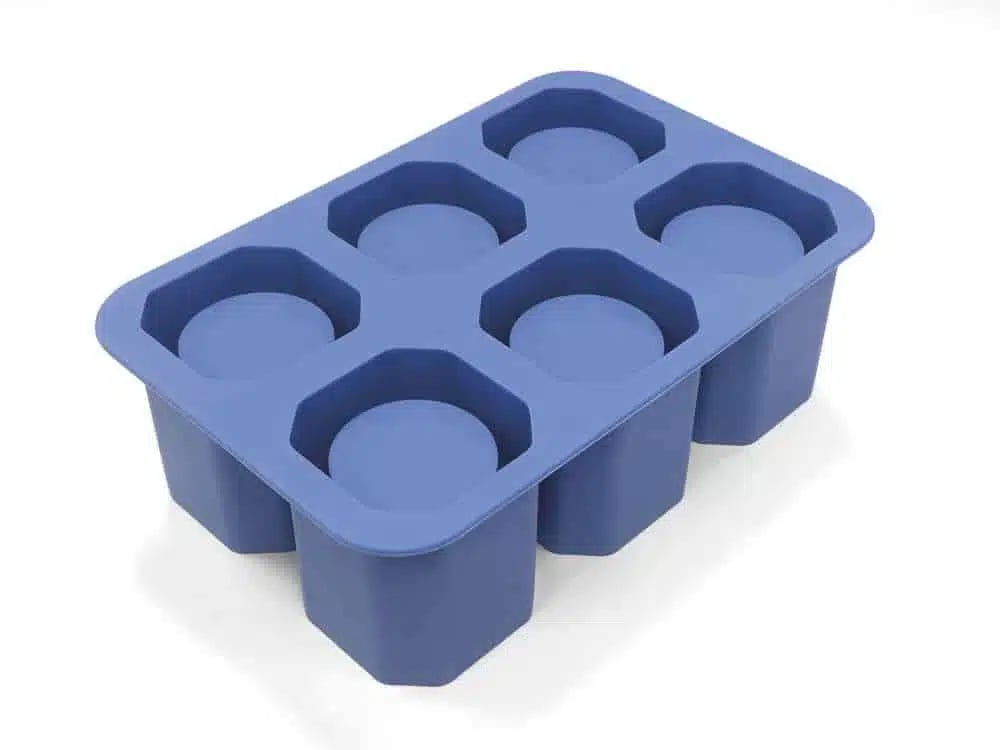 ice shot glas form, bar up, 125x190x(h)60mm – lav 4 isterningeglas