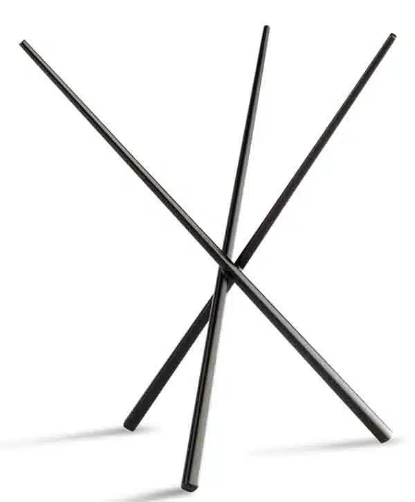 Buffetstander til skål, Asia m/3 ben, sort, H20 cm