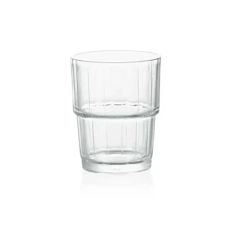Drikkeglas stabelbar hærdet glas 20cl