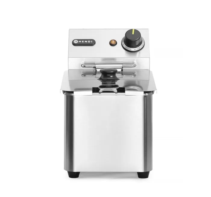Frituregryde Kitchen Line – 4L, 230V/3000W, 217x380x(H)300mm, rustfrit stål, aftagelig oliebeholder