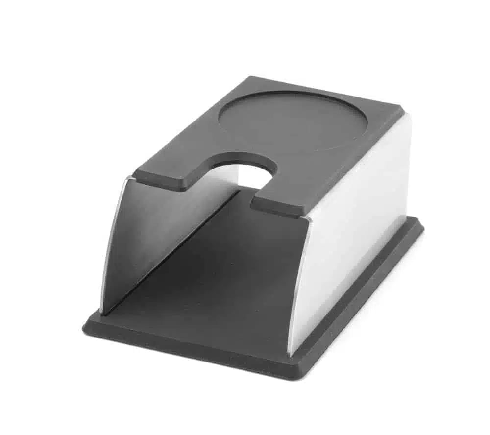 Robust tamperholder i kulstofstål, 93x142x60mm med aftagelig bar