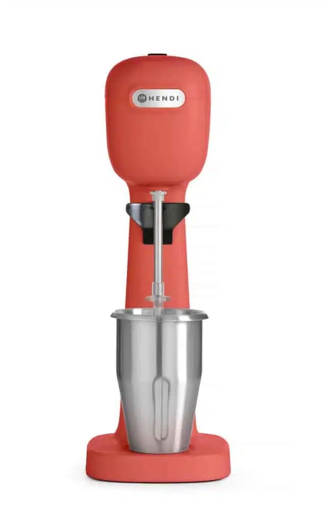 Rød milkshake mixer, designet af robert bronwasser, 400w