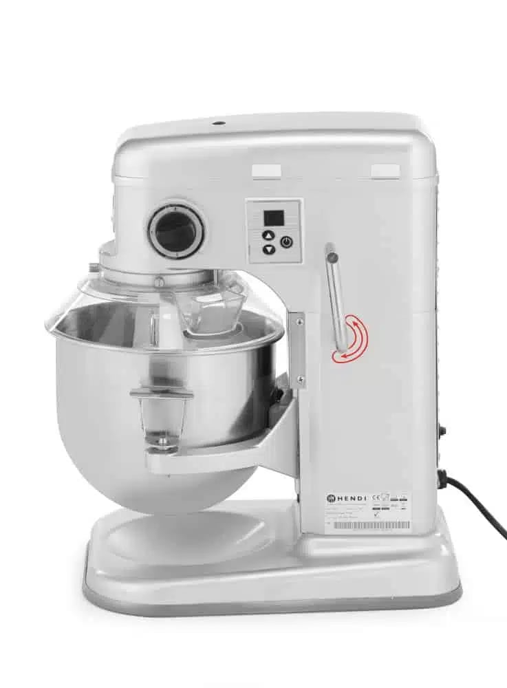 Professionel dejmixer, 7l, sølvfarvet, 650w
