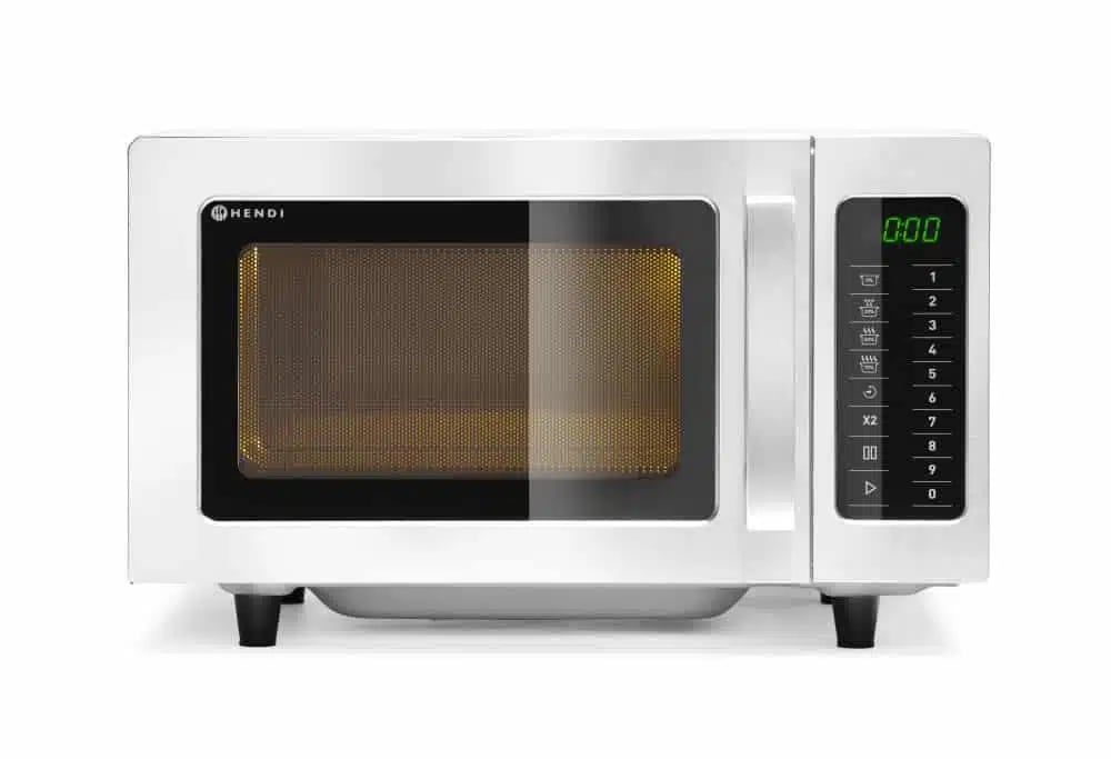 Programmerbar mikrobølgeovn med grill, 1000w, 23 l