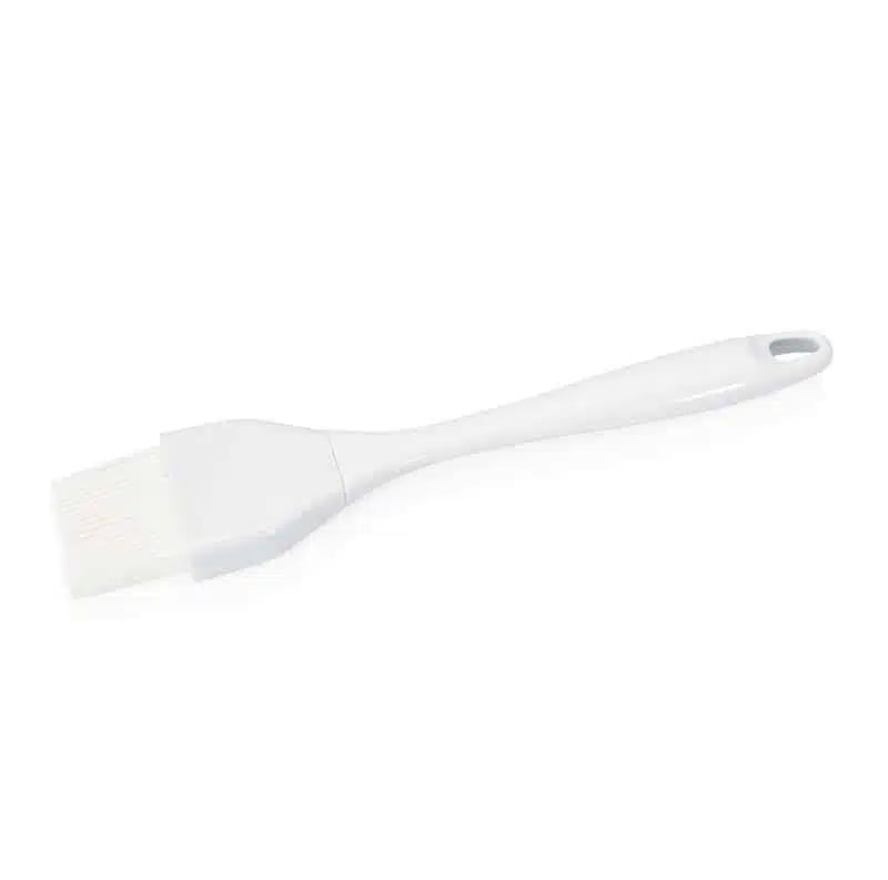 Bagepensel, hvid, silikone/plast, 25x5cm