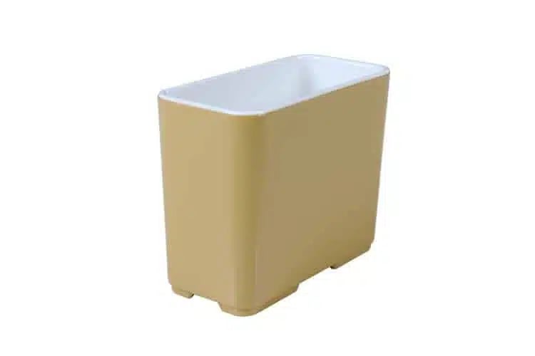 Cube Champagne skål(3) 10,5 x 5 x H8,5 cm.