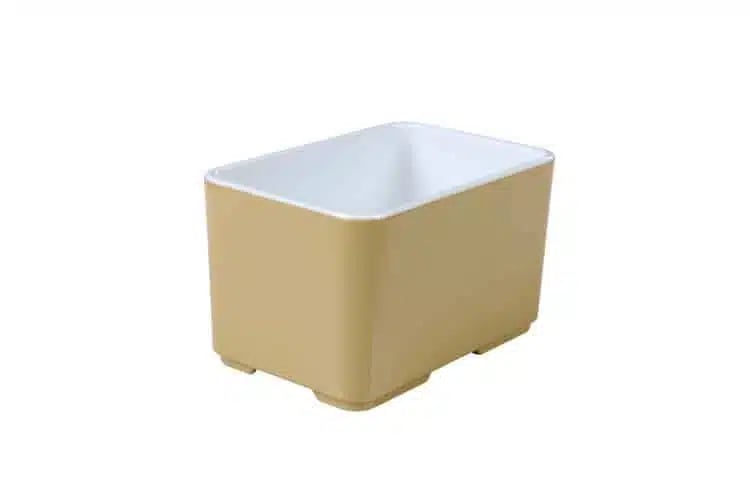 Cube Champagne skål(5) 10,5 x 7 x H6,3 cm.