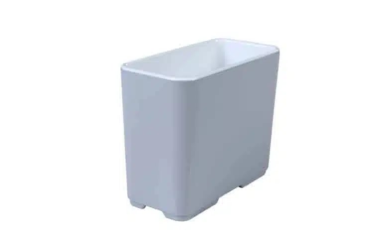 Cube Grey skål(3) 10,5 x 5 x H8,5 cm.