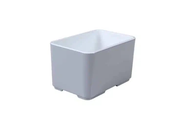 Cube Grey skål(5) 10,5 x 7 x H6,3 cm.