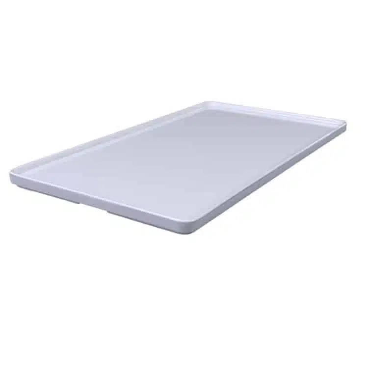 Cube Grey låg/bakke(8) (1/3GN) 31,7×17,5xH1,4cm
