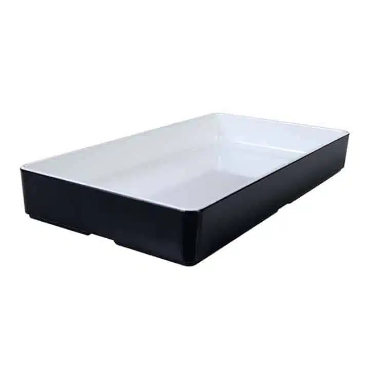 Cube Black skål(7) (1/3GN) 31,7 x 17,5 x H4,5 cm.