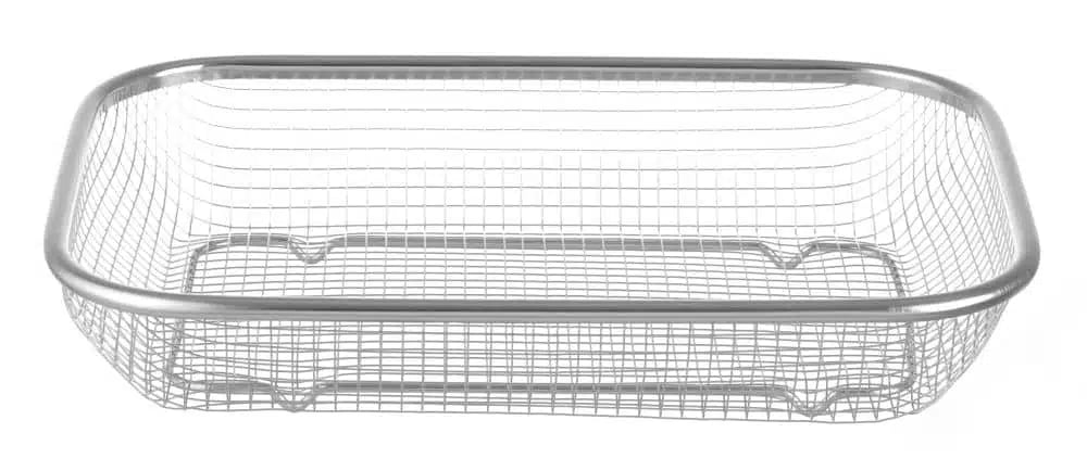 Sort serveringskurv, mat finish, 290x220x60mm