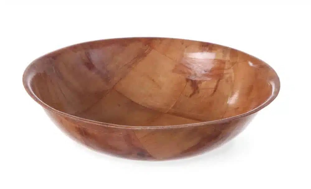 Rundt pita brød kurv, mat sort finish, ø200x(h)50mm