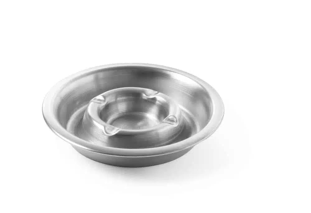 Askebæger med brandsikker kant, ø140x(h)30mm.