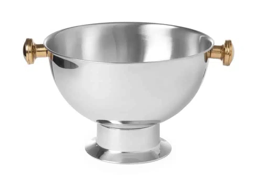 Stor festkøler i rustfrit stål, 13,5l – perfekt til champagne
