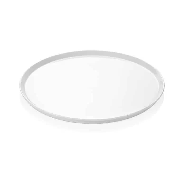 Pizza tallerken, hvid porcelæn, Ø36 cm